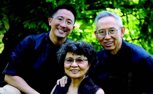Christopher Yuan with his parents